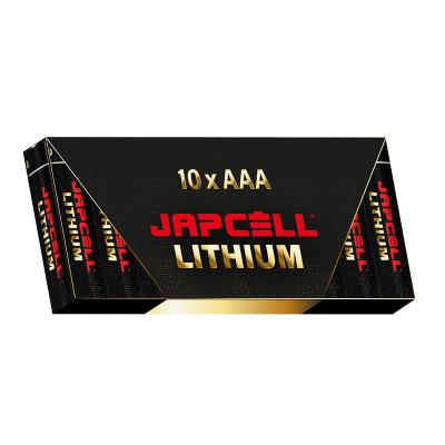 JAPCELL Lithium AAA / E92 AA Lithium batteri 10 stk. pakke